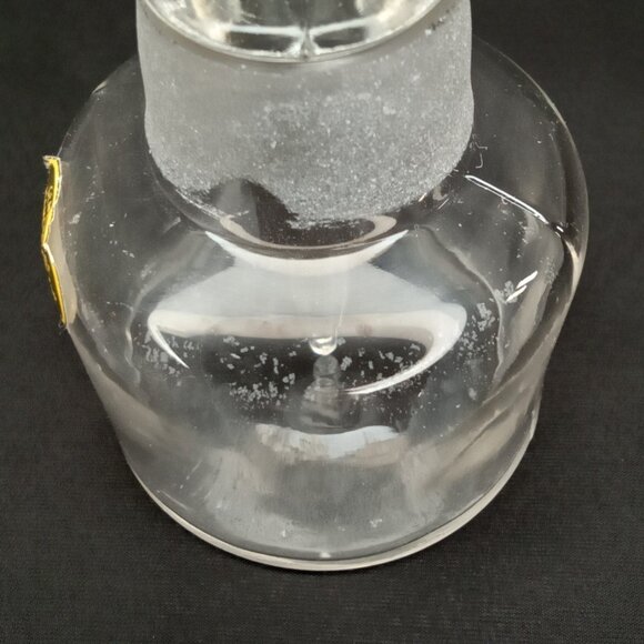 Art Deco Glass Perfume Bottle & Stopper With Label Cambridge Made In USA 1920s - Picture 6 of 14